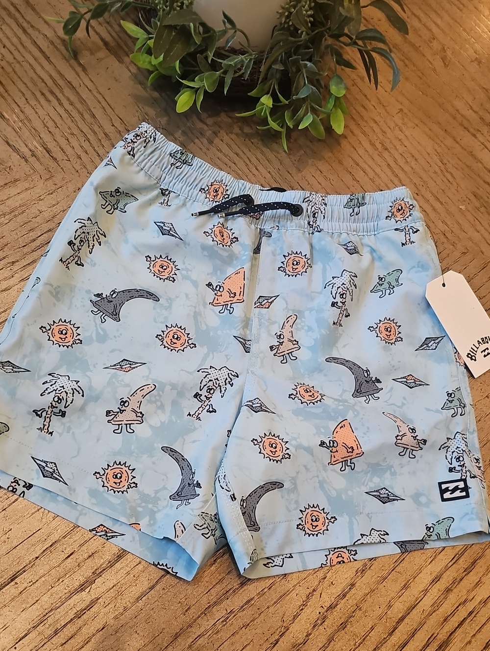Billabong Swim Shorts Size 8 NWT
